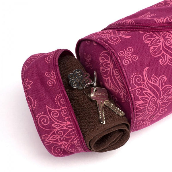 Maharaja Collection: Asana Bag Cotton | 70 cm | Lotus, Berry