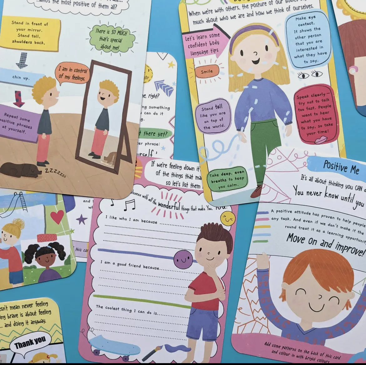 Positive Me  | Affirmation card kids | Kids's Mindfulness