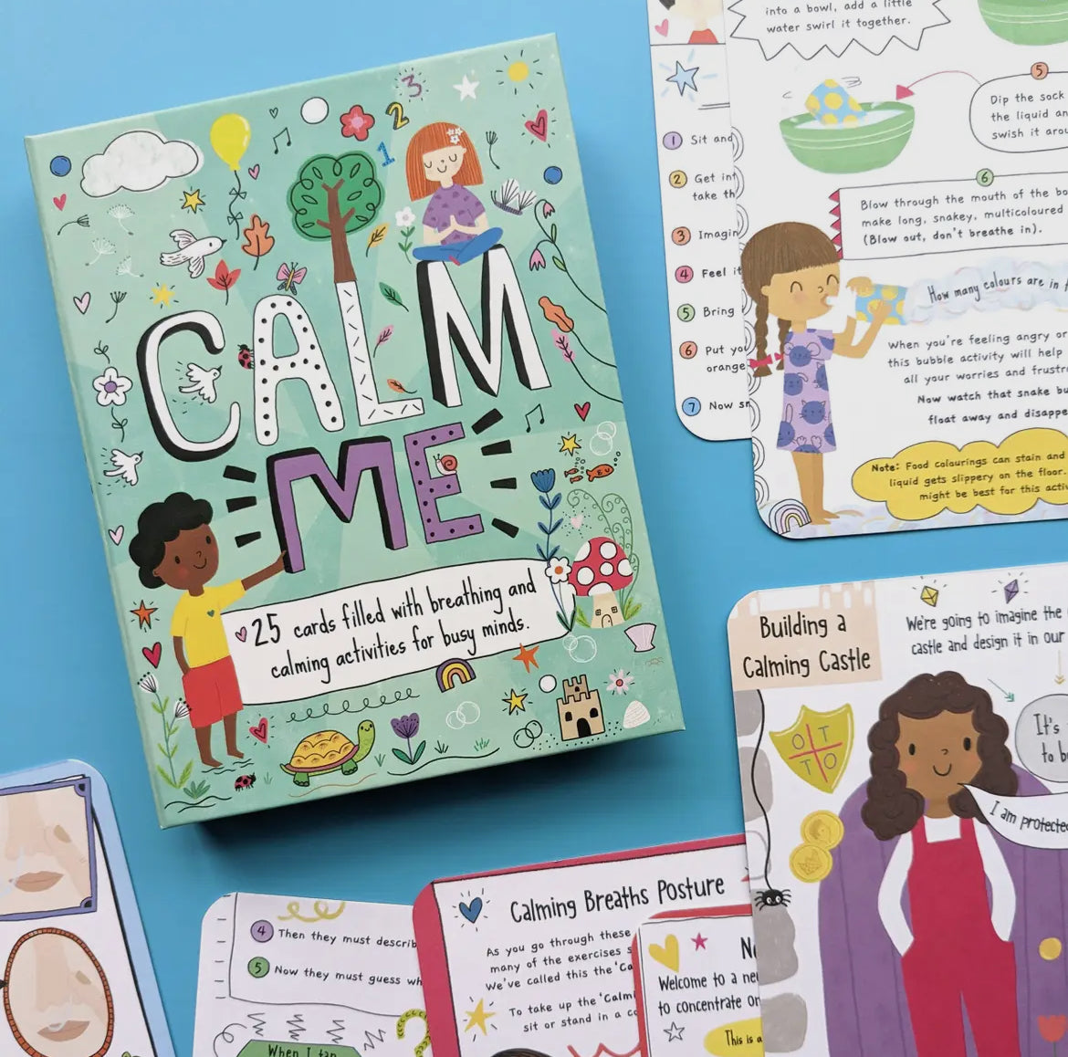 Calm Me  | Calming card kids | Kids's Mindfulness  cards