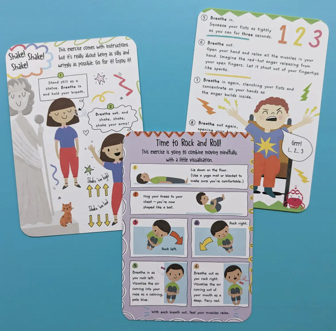 Calm Me  | Calming card kids | Kids's Mindfulness  cards