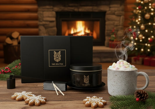Gingerbread Christmas Candle Gift Set